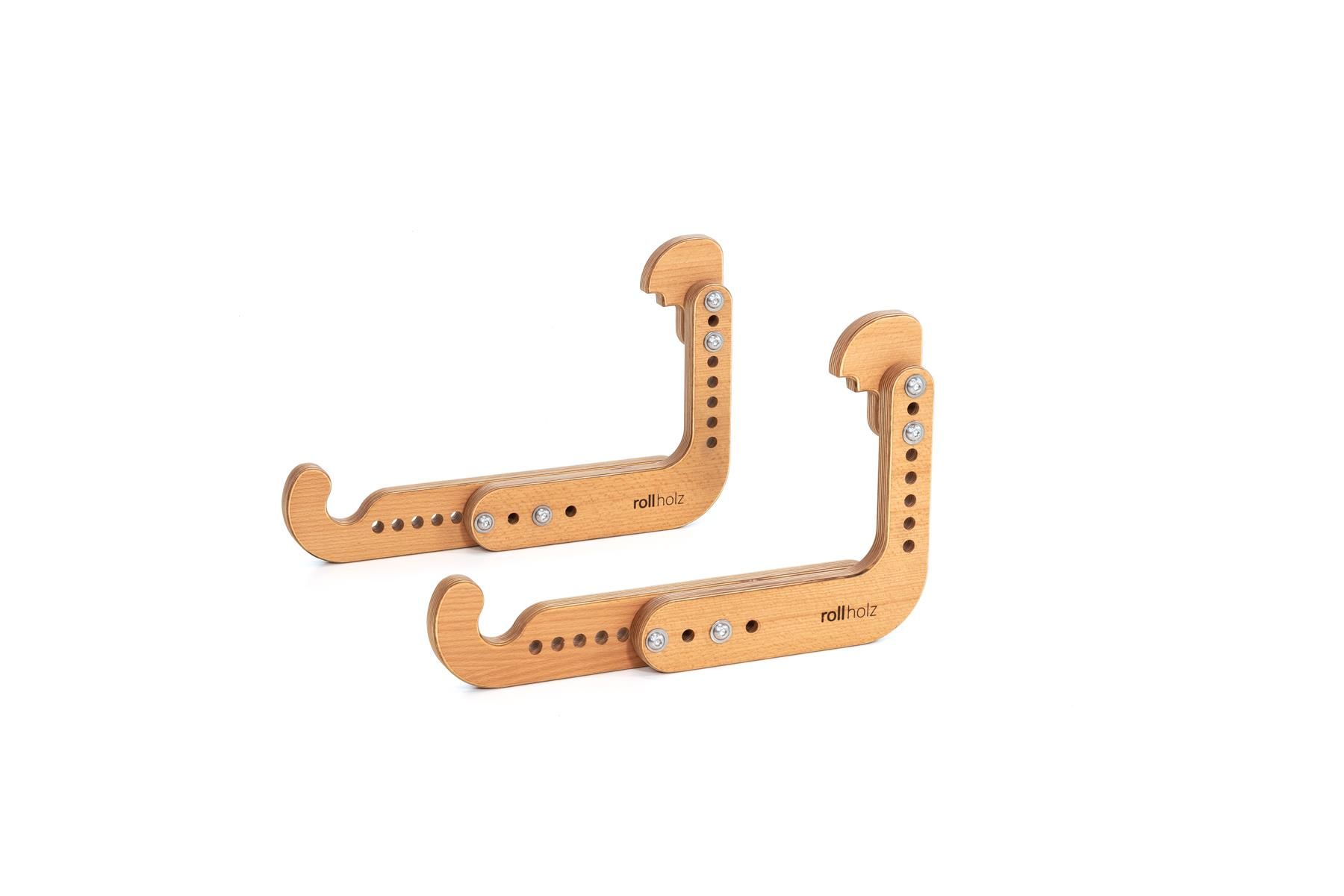 Adjustable wooden fixing hook for pull up bar