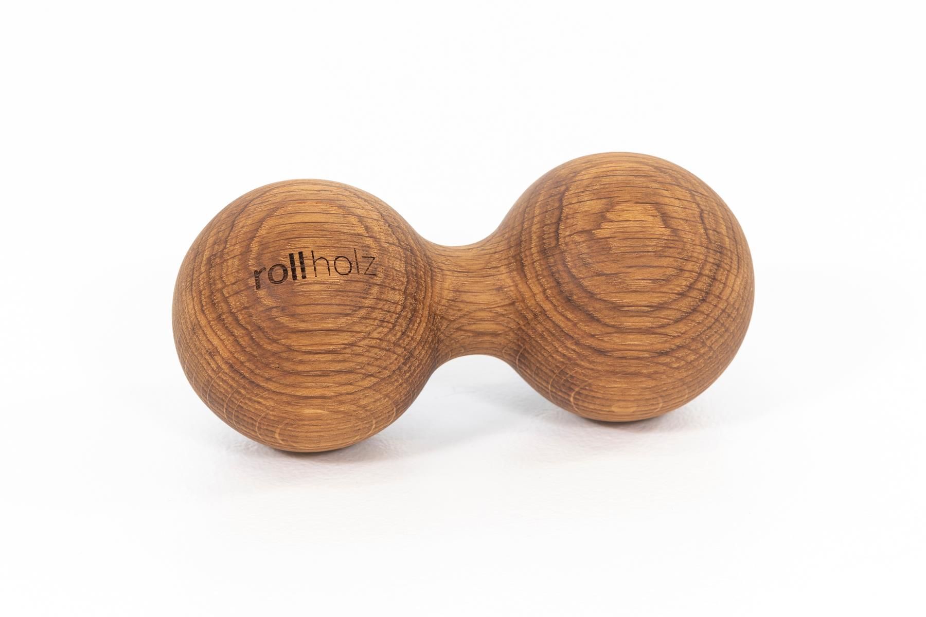 rollholz Doppelkugel Eiche für Verspannungen 