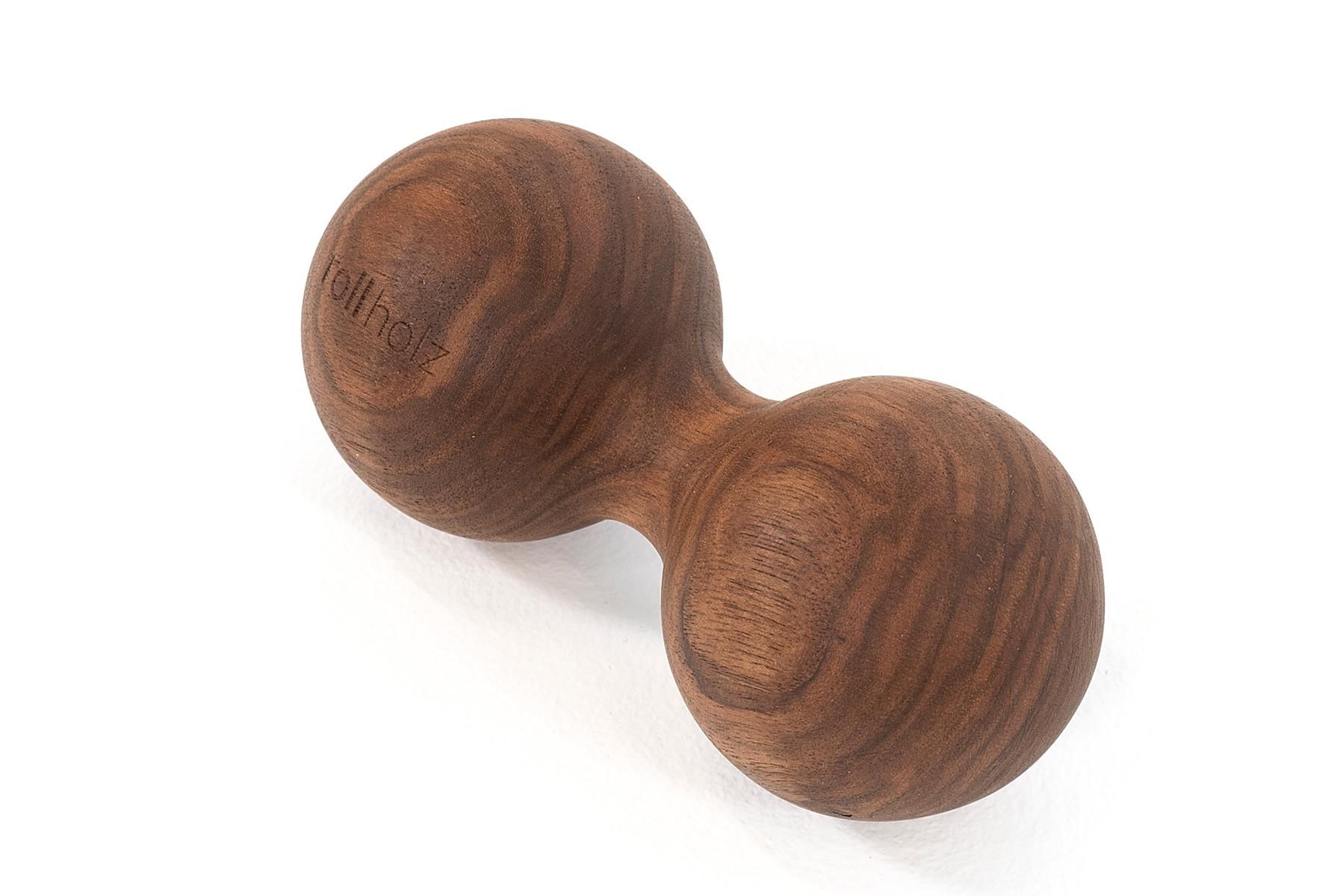 rollholz Doppelkugel Walnuss, für Verspannungen 
