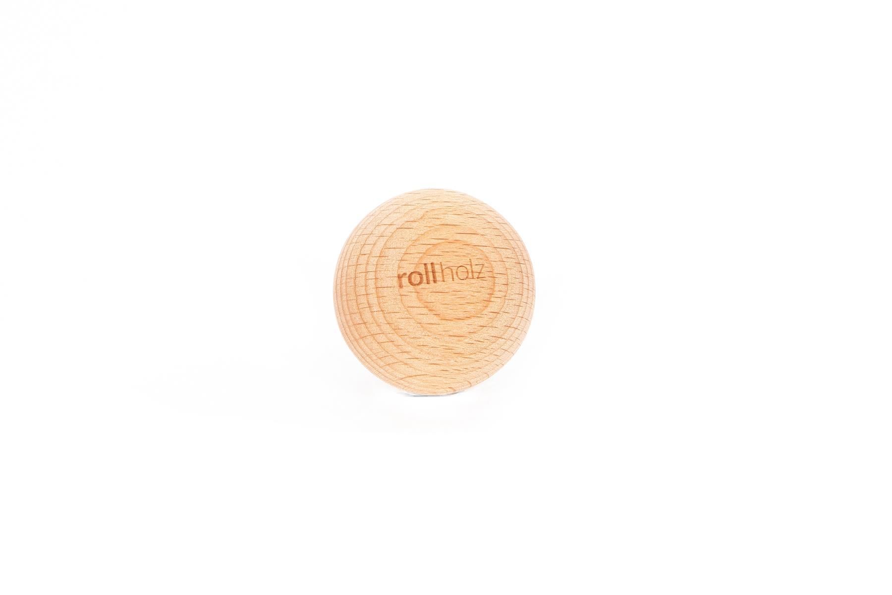 Faszienball aus Holz, Durchmesser 4 cm, Buche