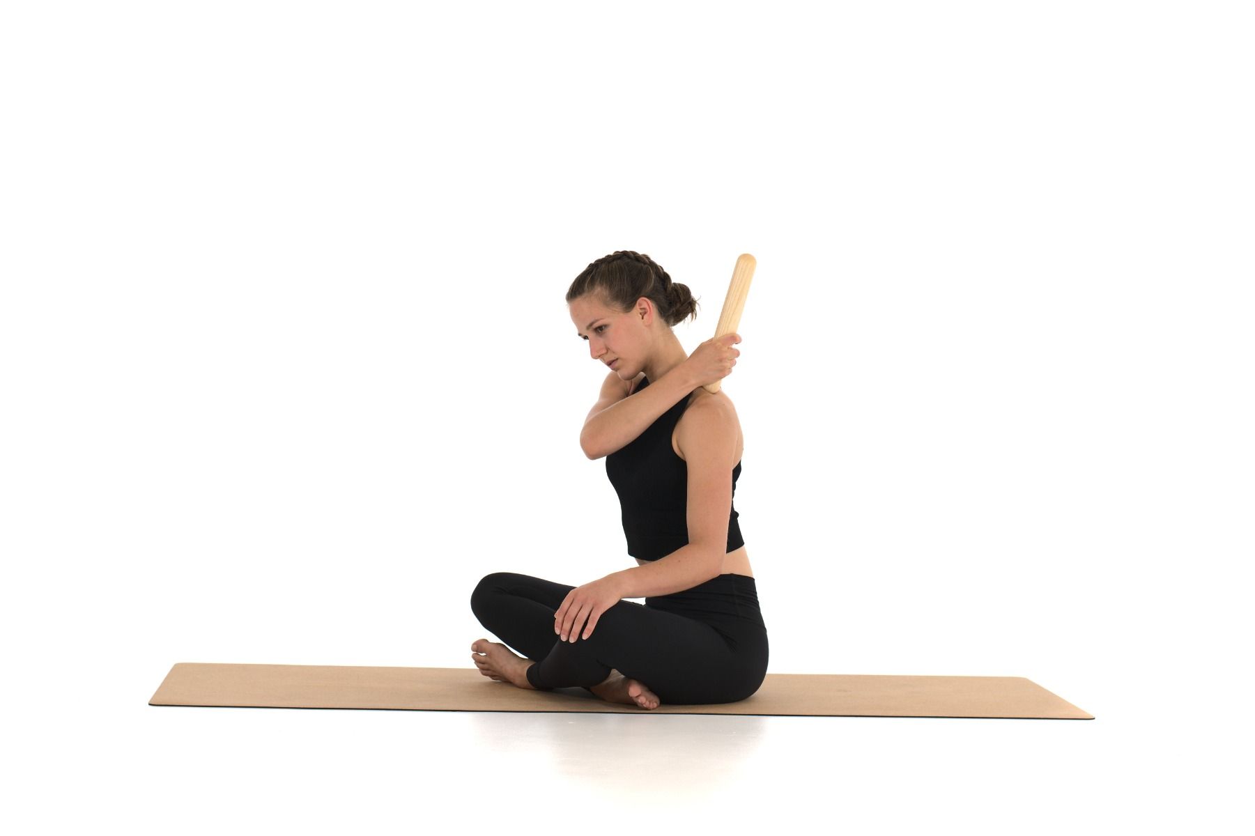 rollholz Minirolle Walnuss