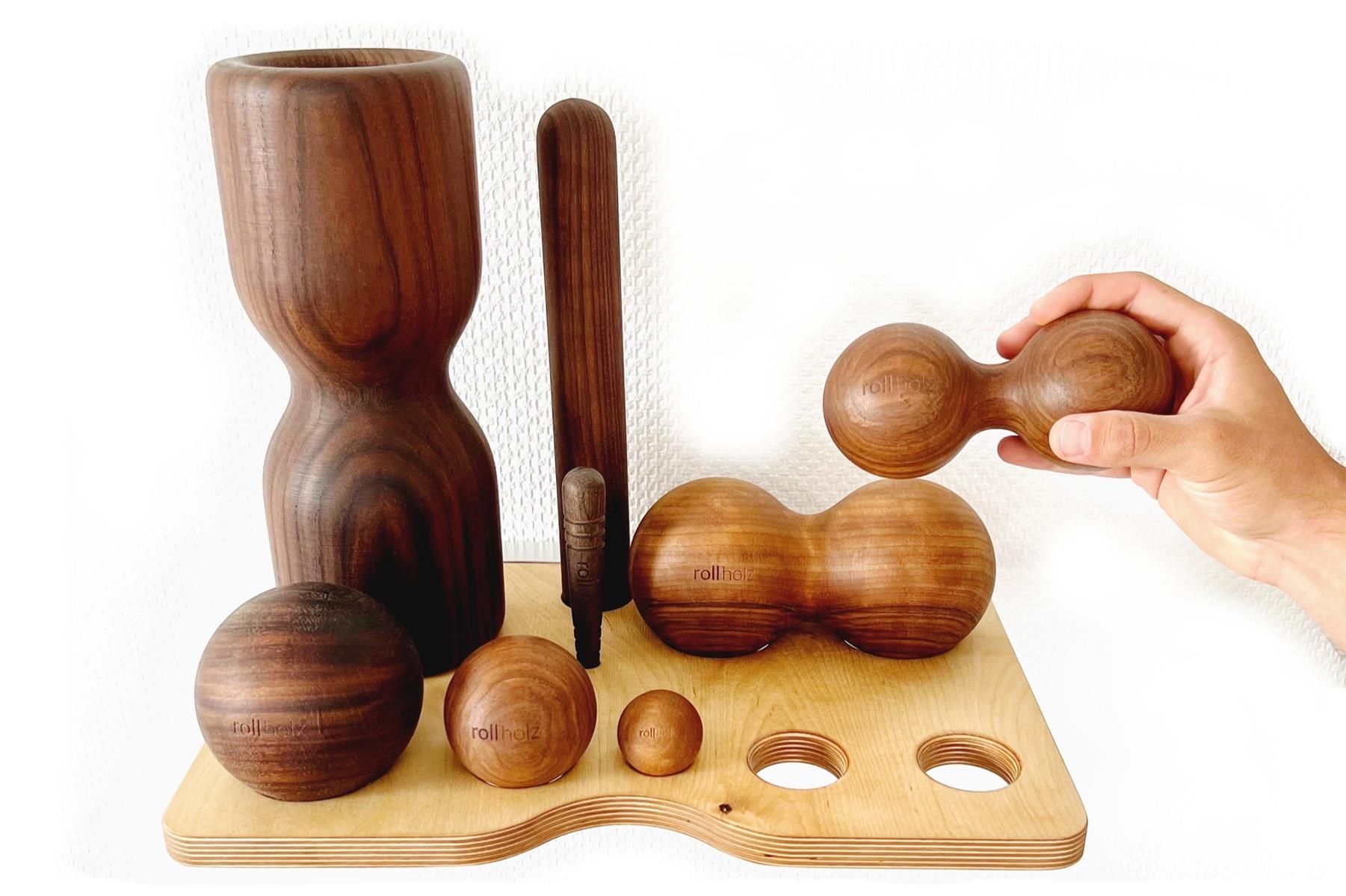 rollholz Wandhalterung