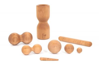 rollholz Set Erle, groß