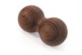 rollholz Doppelkugel XL Walnuss, für Verspannungen 