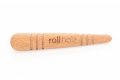 rollholz Triggerstift, 13 cm Lang mit zwei halbrunden (2 cm und 1 cm Durchmesser) Enden, Rillen für bessern Grip vorhanden, Holzart Buche