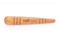 rollholz Triggerstift, 13 cm Lang mit zwei halbrunden (2 cm und 1 cm Durchmesser) Enden, Rillen für bessern Grip vorhanden, Holzart Erle