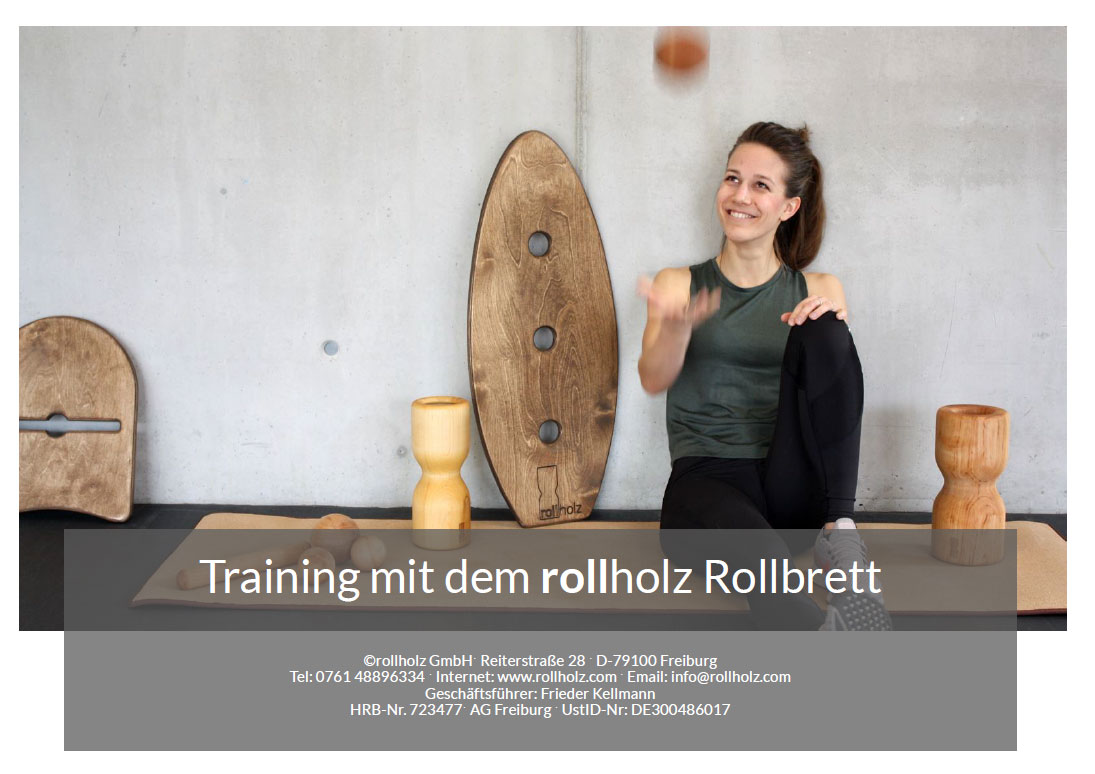 E-Book: Training mit dem rollholz Rollbrett